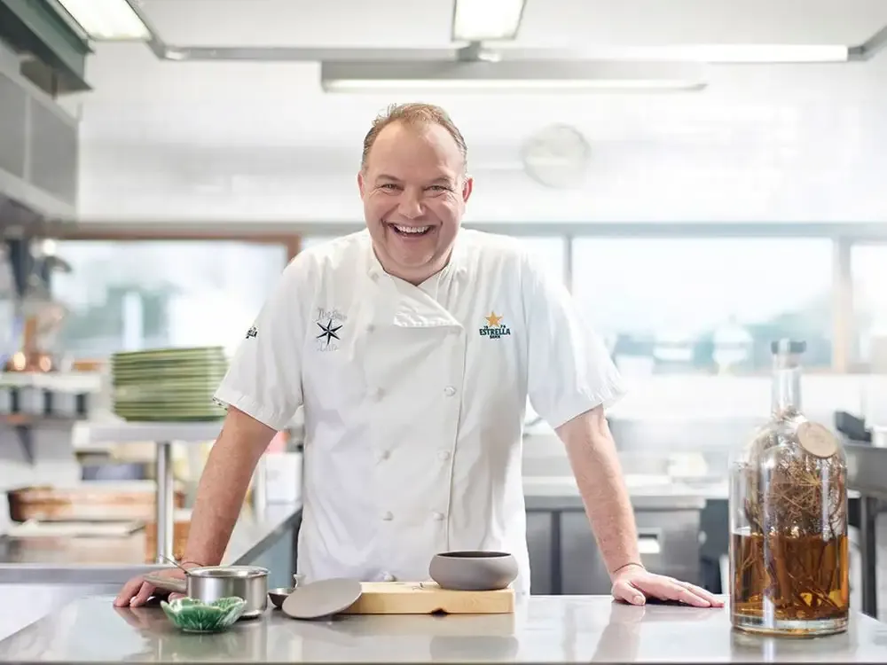 headshot of Michelin-starred chef Andrew Pern, our special guest at the event.