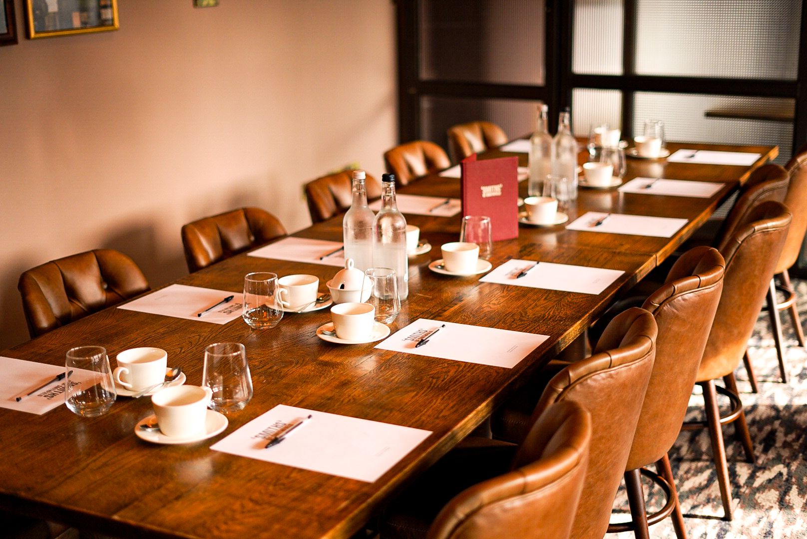Private Room set-up out for a meeting